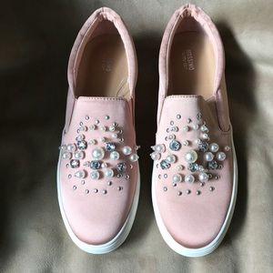 Mossimo jeweled slip on sneakers